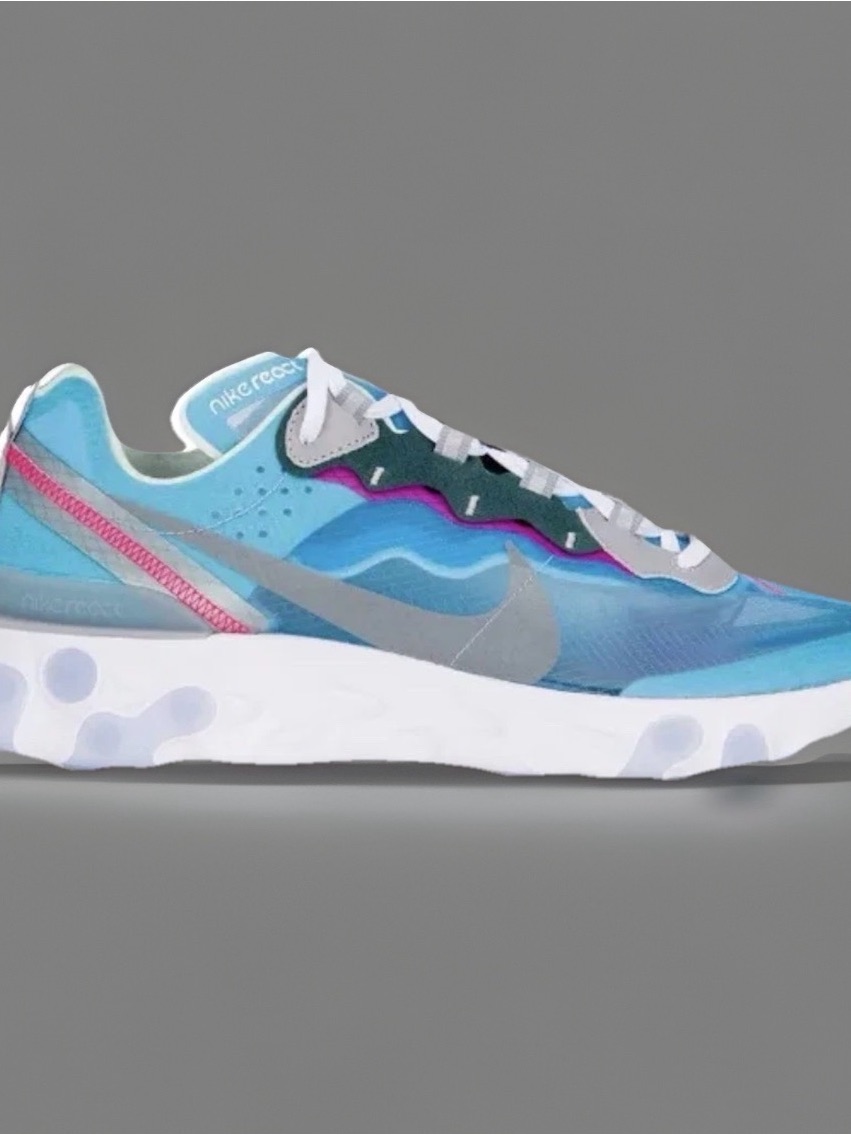 Size 9.5~ Nike React Element 87 ~ Royal Tint ~ Nwt